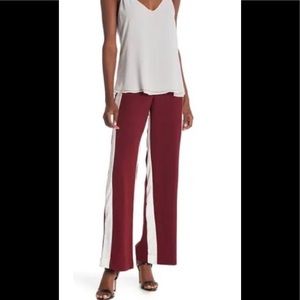 Threads & States Wide Leg Pants Burgundy
